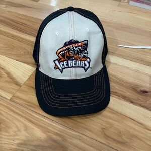 Black and Cream  Knoxville Ice Bears Cap